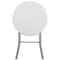 Atlas Commercial Products TitanPRO 32 Blow Molded Plastic Folding Cocktail Table PFT2-WHT-32RBAR - alternate 3